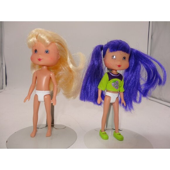 Strawberry Shortcake Tea Blossom Doll Playmates 2006  and Lemon Meringue - Picture 1 of 5